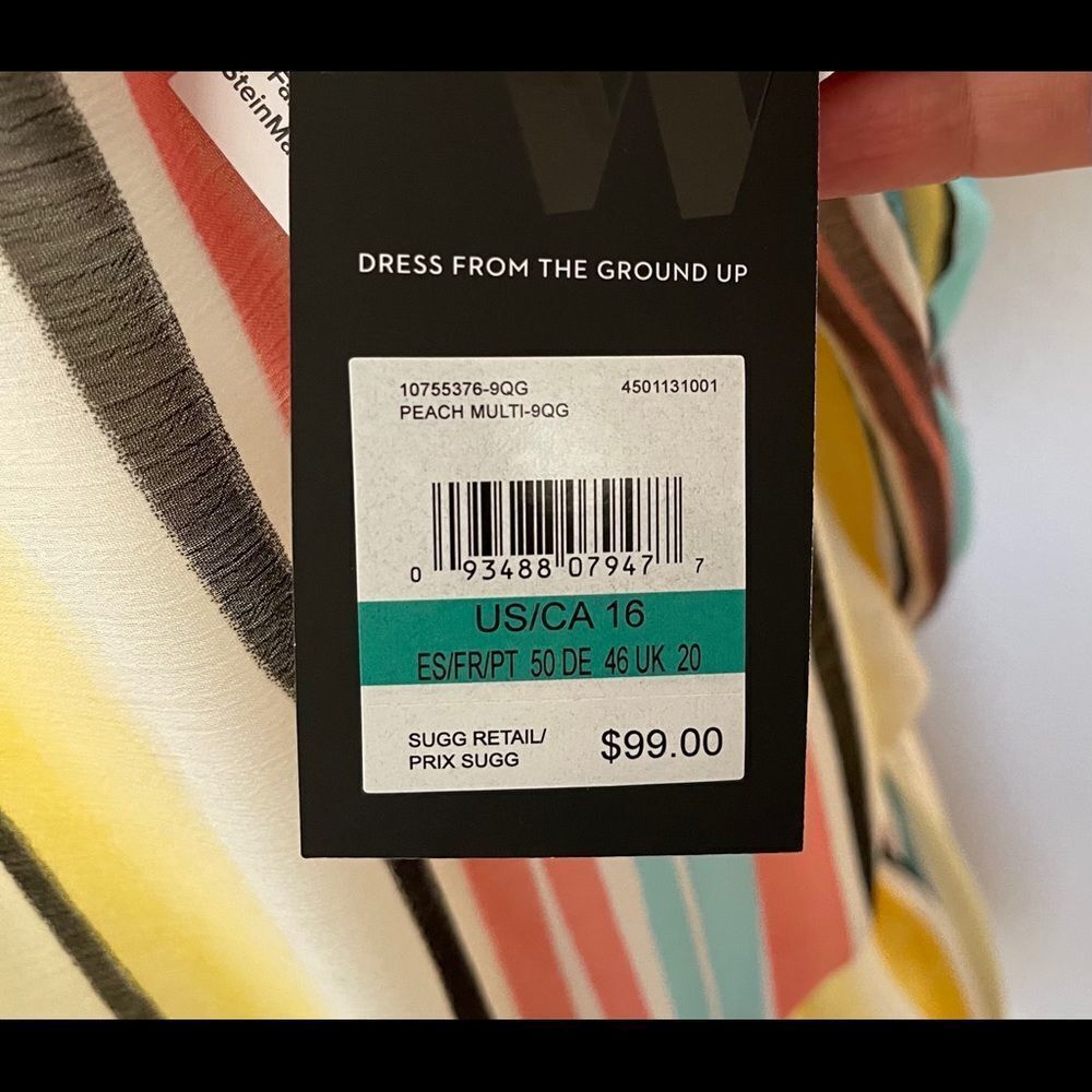 Nine West Sleeveless Printed Chiffon Maxi Dress - Picture 11 of 11